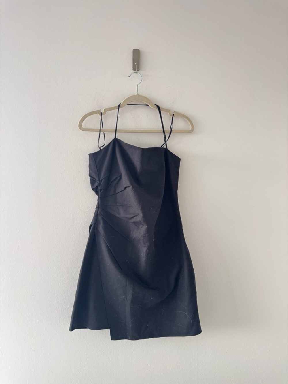 ALC Charlie Black Mini Dress 8 - Picture 3 of 7